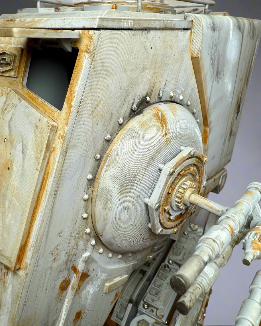 AT-ST 1/12 Scale for star wars the black series side cannon view