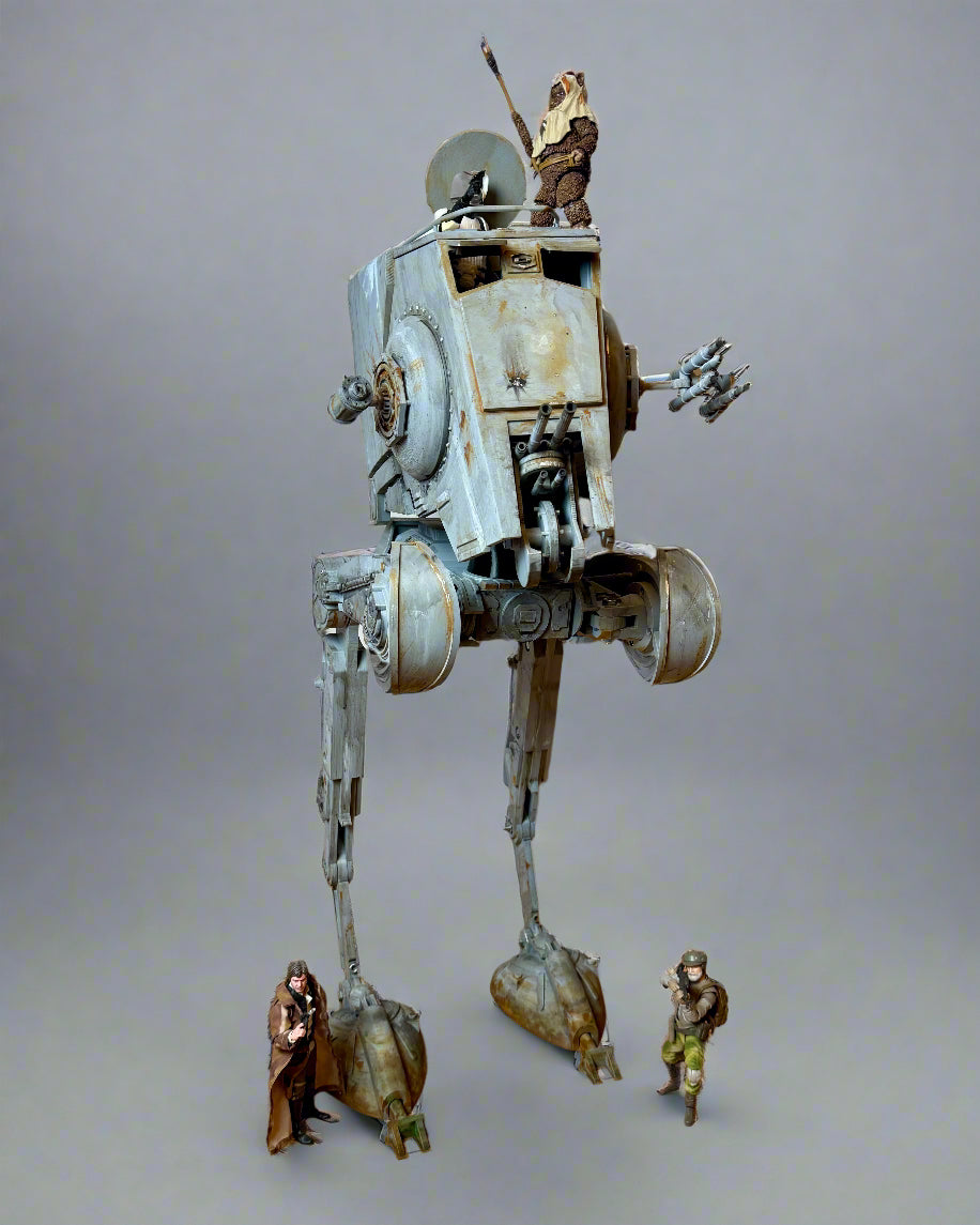AT-ST 1/12 Scale for star wars the black series size comparison with figures