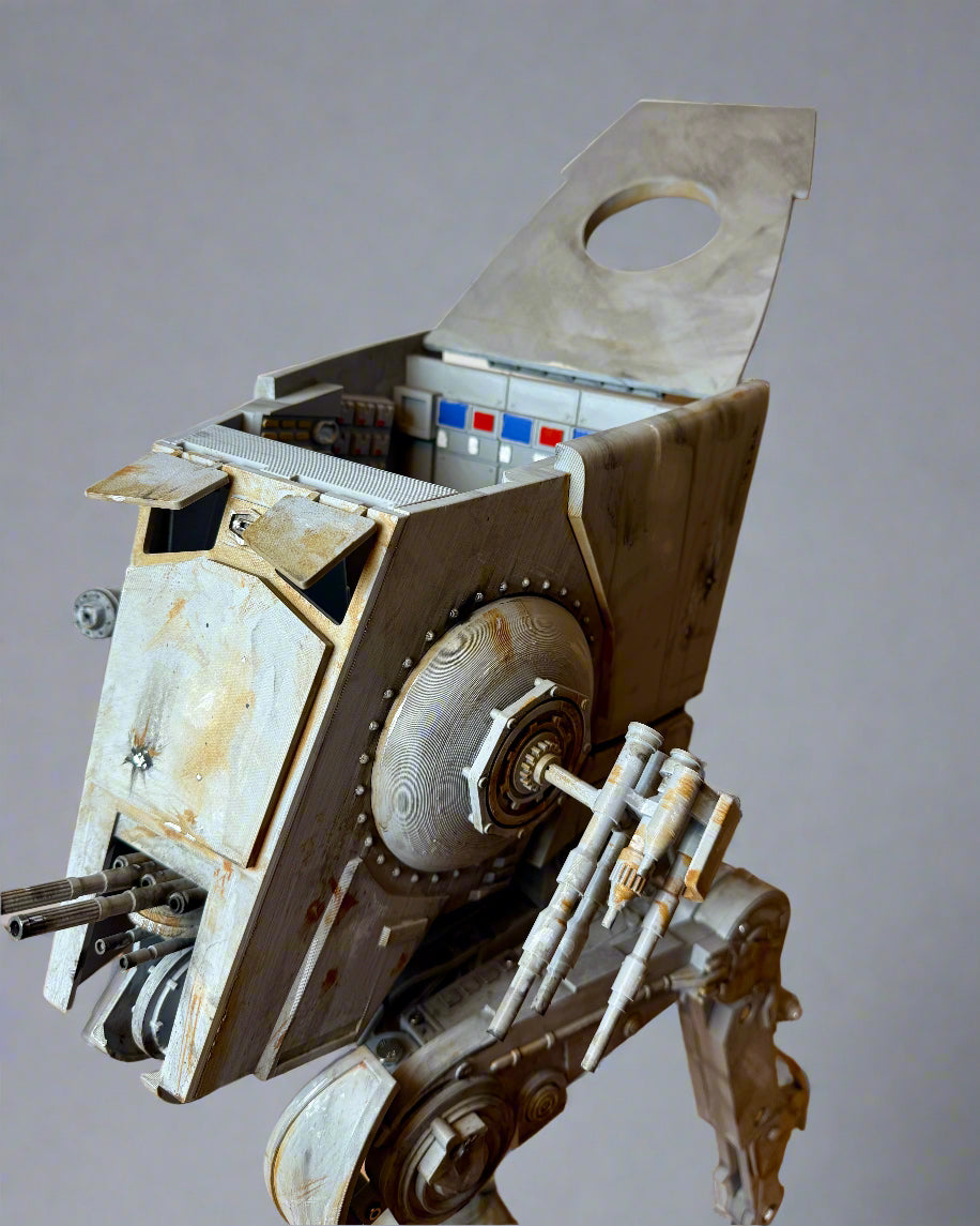 AT-ST 1/12 Scale for star wars the black series head view with open lid
