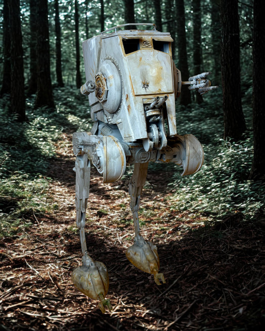 AT-ST 1/12 Scale for star wars the black series environment front view toy photography