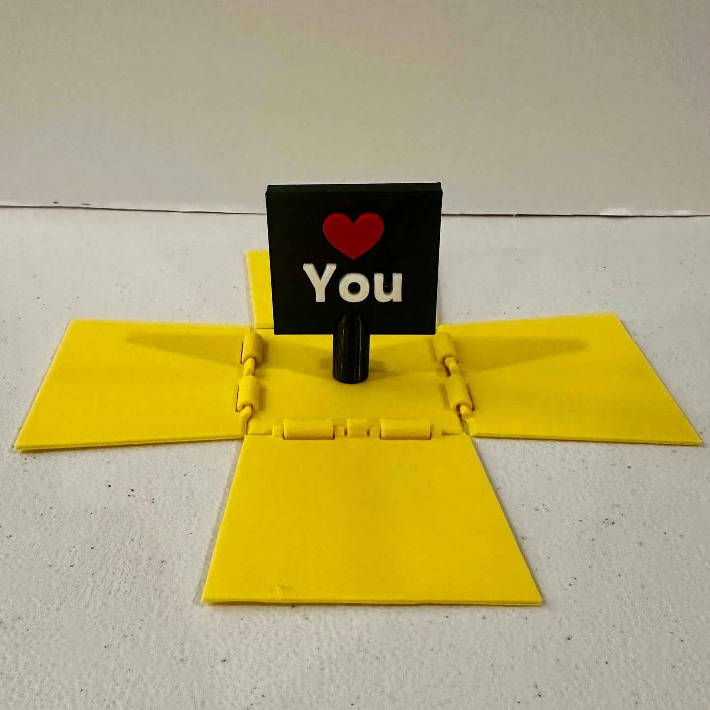 Surprise Gift Box Unfolding Box 3D Printed Valentine’s Day Surprise heart Gift Box Middle Finger Box Gag Gift Box For Adult
