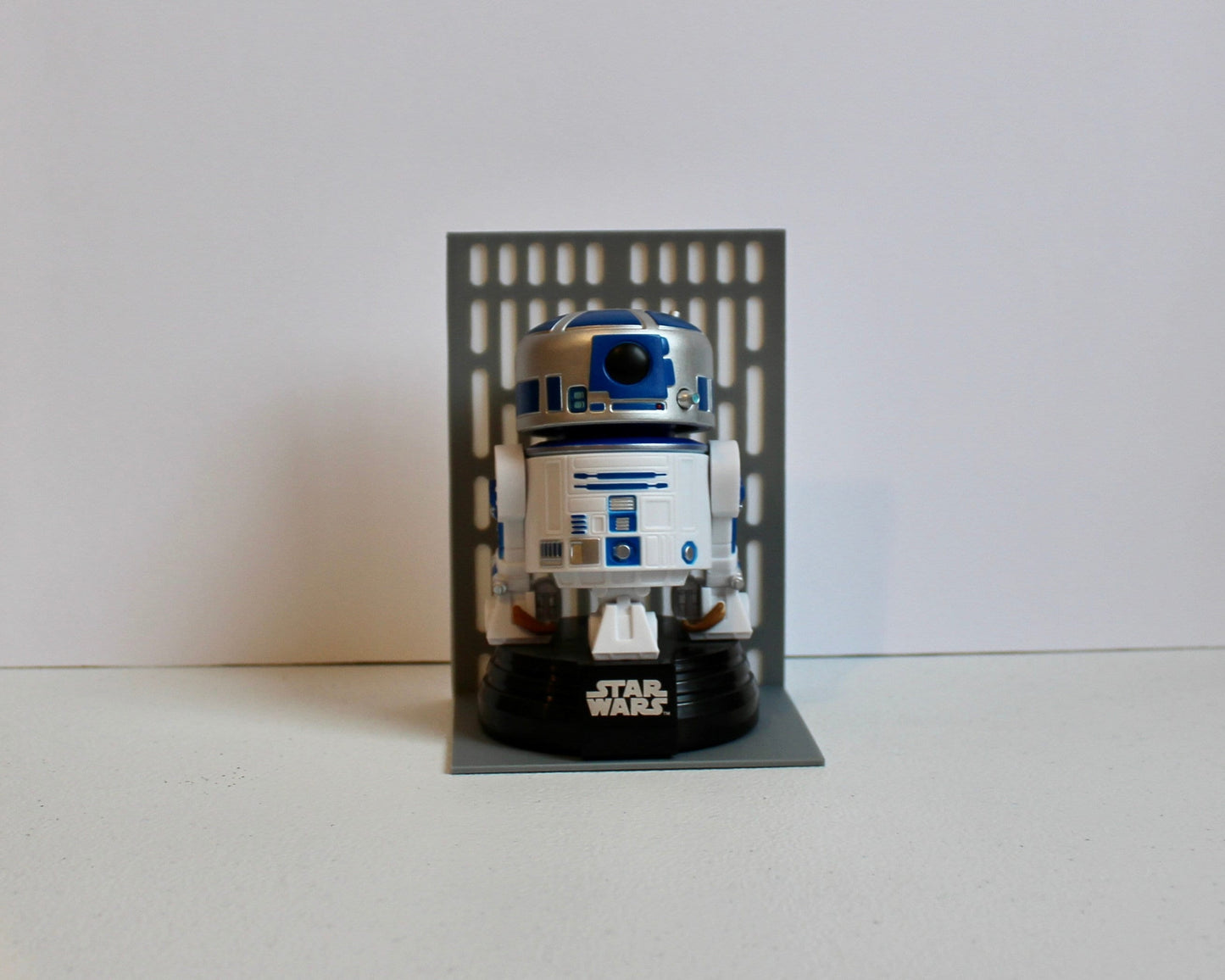 Figure Stand Backdrop for Star Wars Black Series Death Star Wall Style, Vintage Collection and Funko Pop Display Action Figure