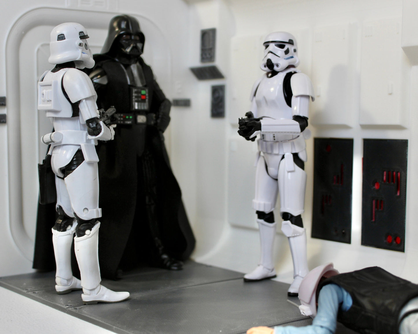 Tantive IV Diorama Display for Star Wars The Black Series Figures, 3D Printed, Designs by Landspeeder Luke