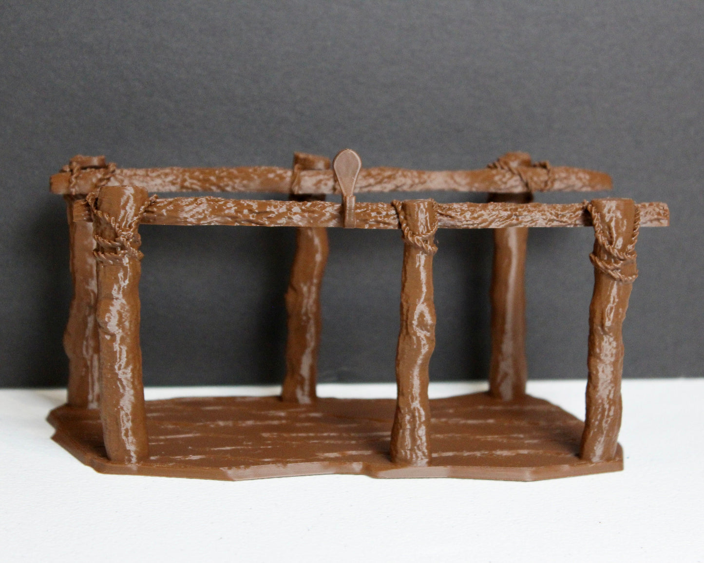 Force Ghost Bridge Diorama Stand for Star Wars Black Series, 3D Printed Endor Scene Display