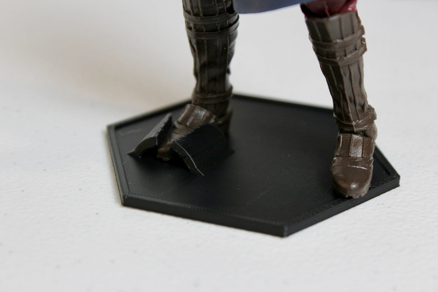 Hexagon Figure Display Stand for Black Series 1/12 Scale, Marvel Legends, McFarlane, NECA 6 Inch Scale Figures and Funko Pop Toys