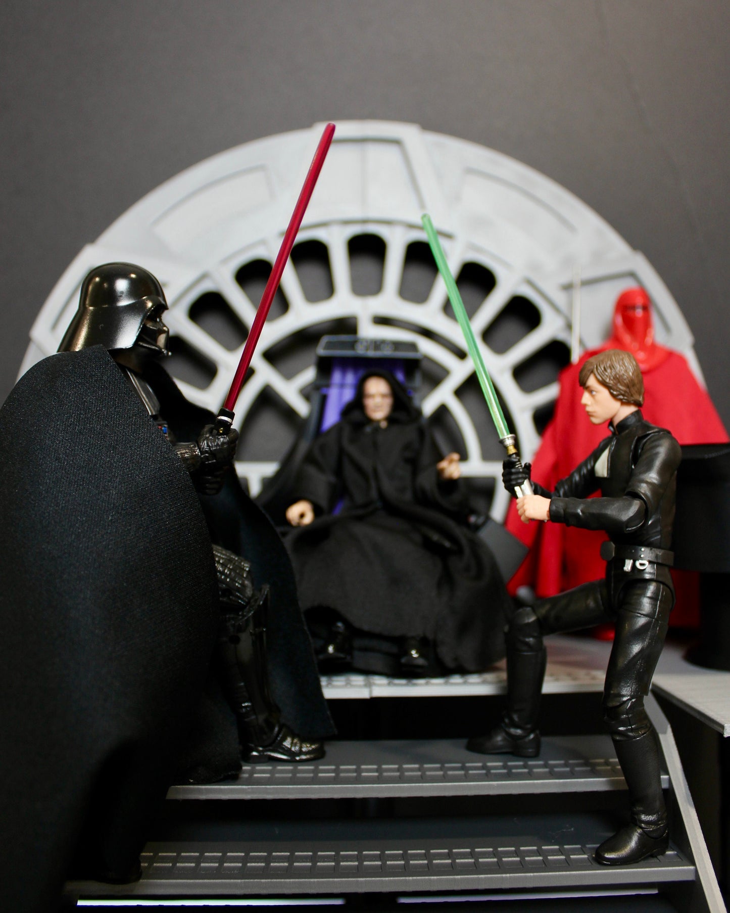 Emperor Throne Room Diorama for Star Wars The Black Series 1/12 Scale 6 Inch Figures Display Designed by Landspeeder Luke