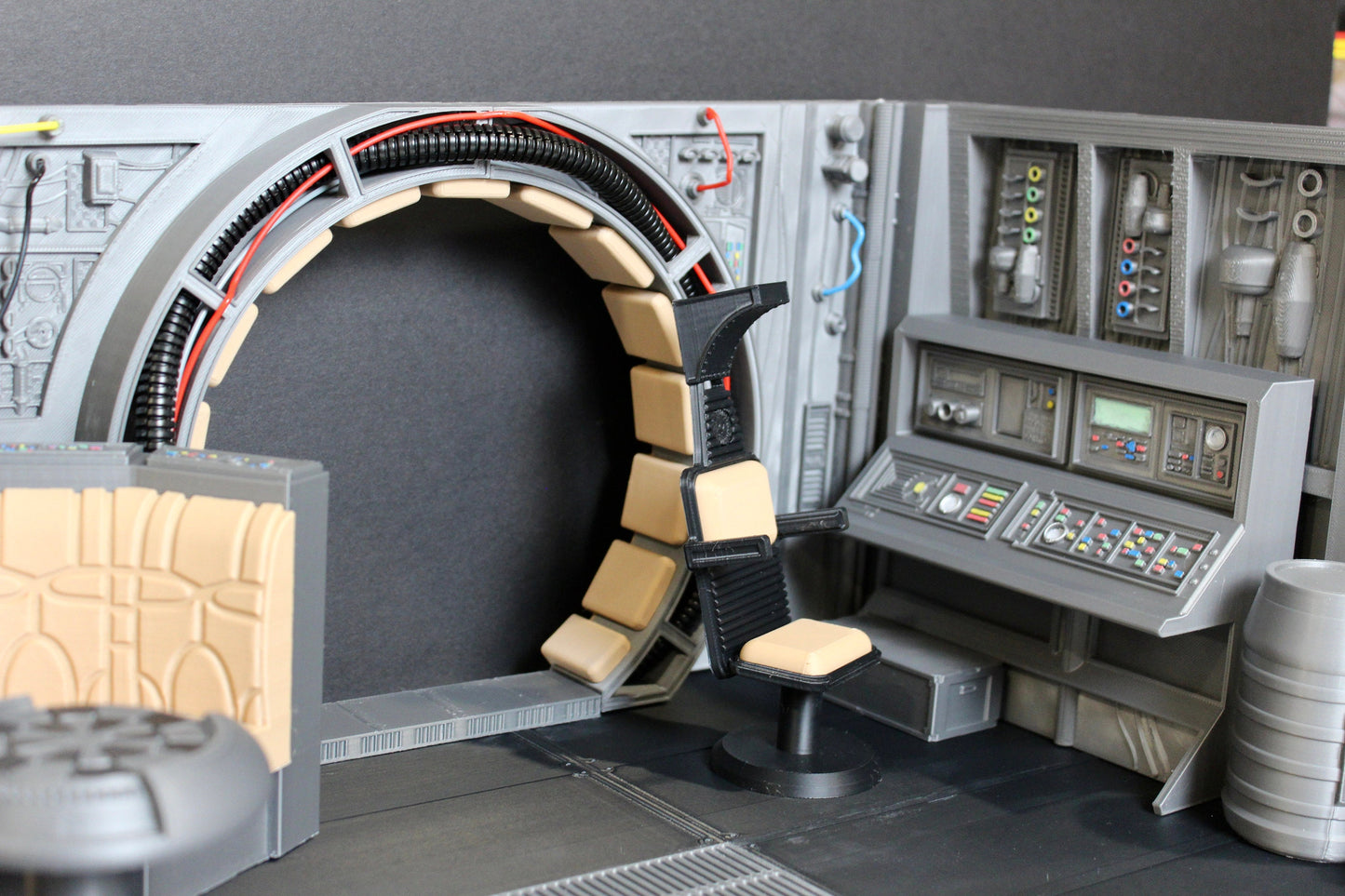 Millennium Falcon Interior Diorama Display for Star Wars The Black Series 1/12 6 Inch Scale Figures