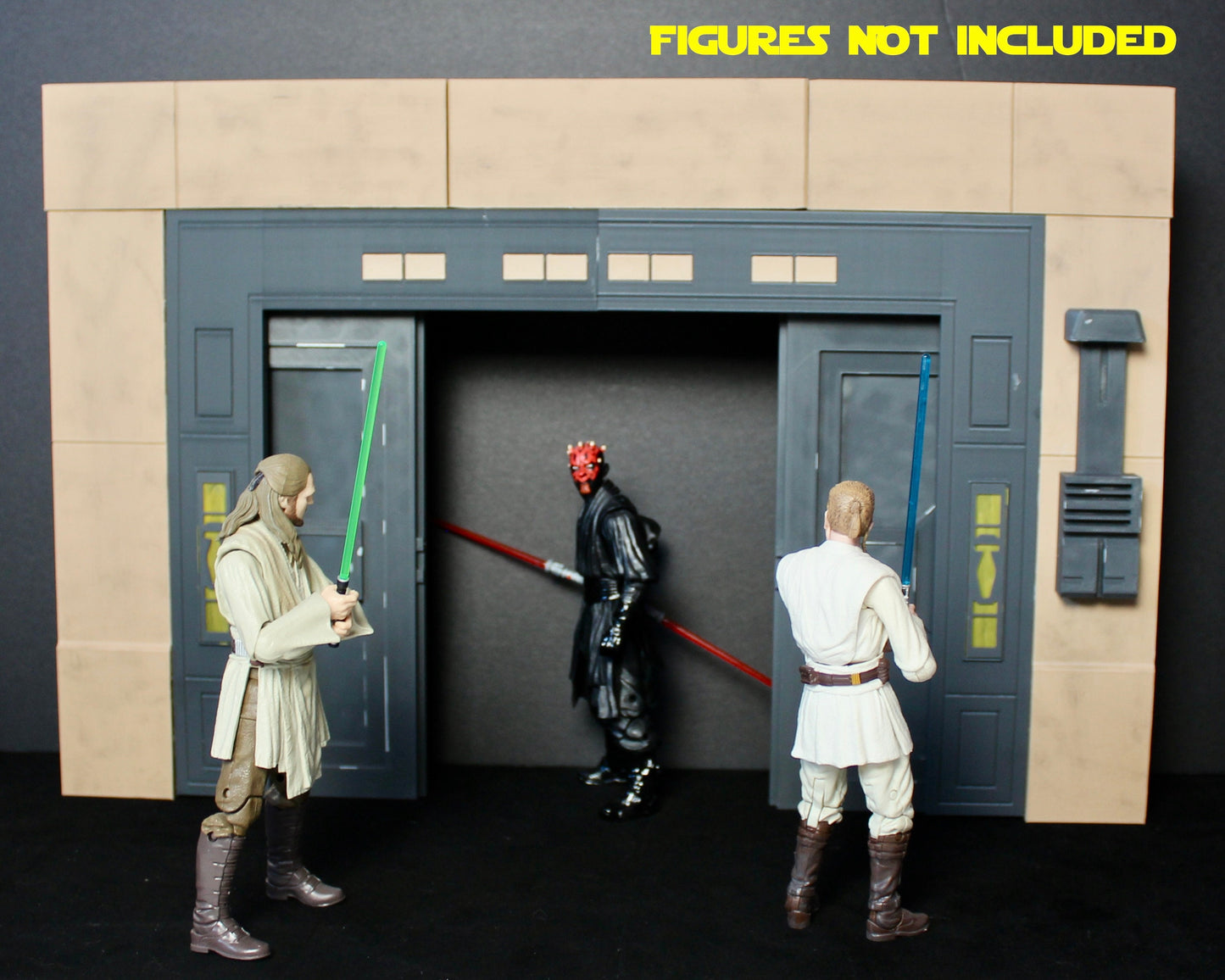 Duel of the Fates Naboo Door Display for Star Wars The Black Series 6 Inch 1:12 Scale Figure Diorama