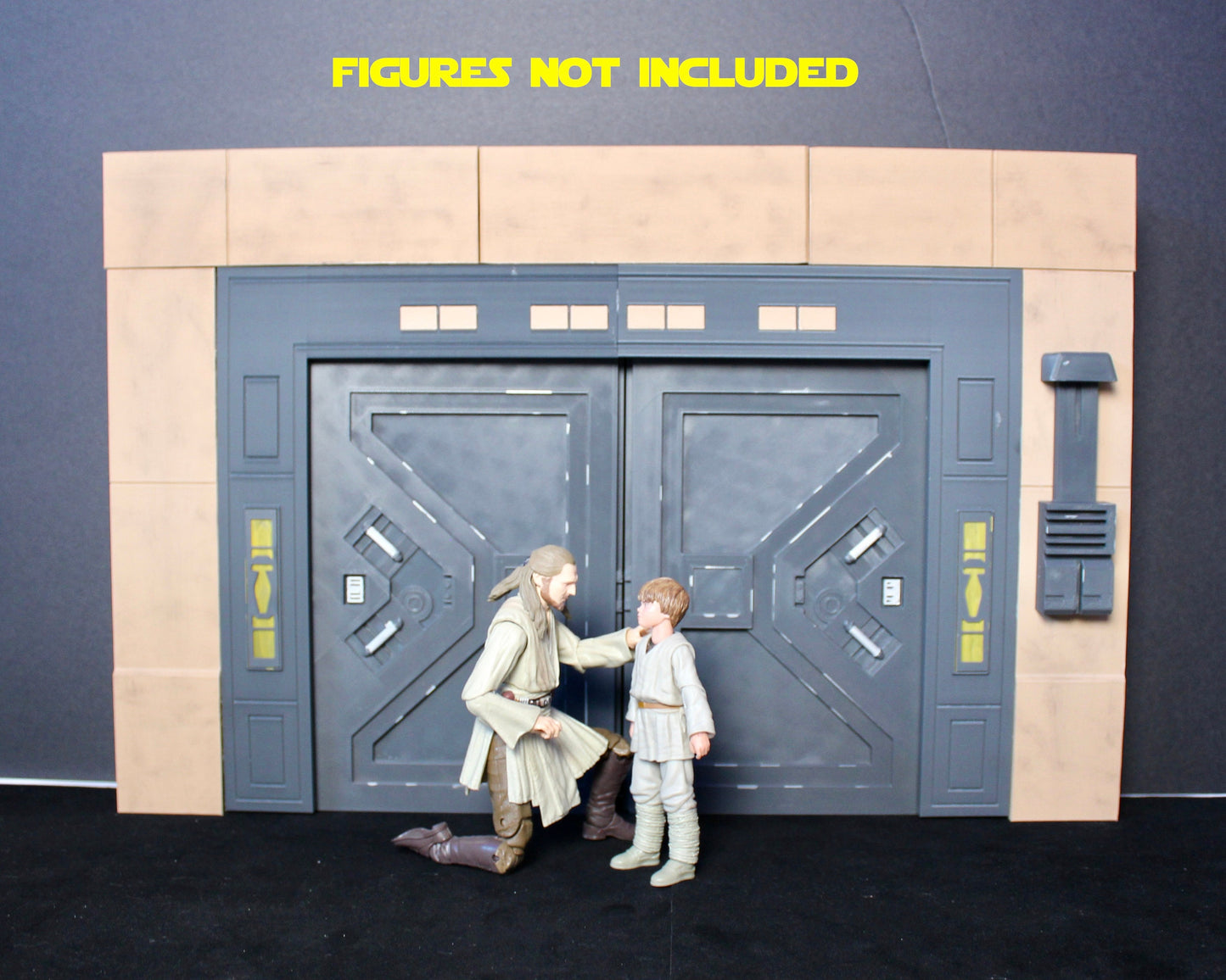 Duel of the Fates Naboo Door Display for Star Wars The Black Series 6 Inch 1:12 Scale Figure Diorama