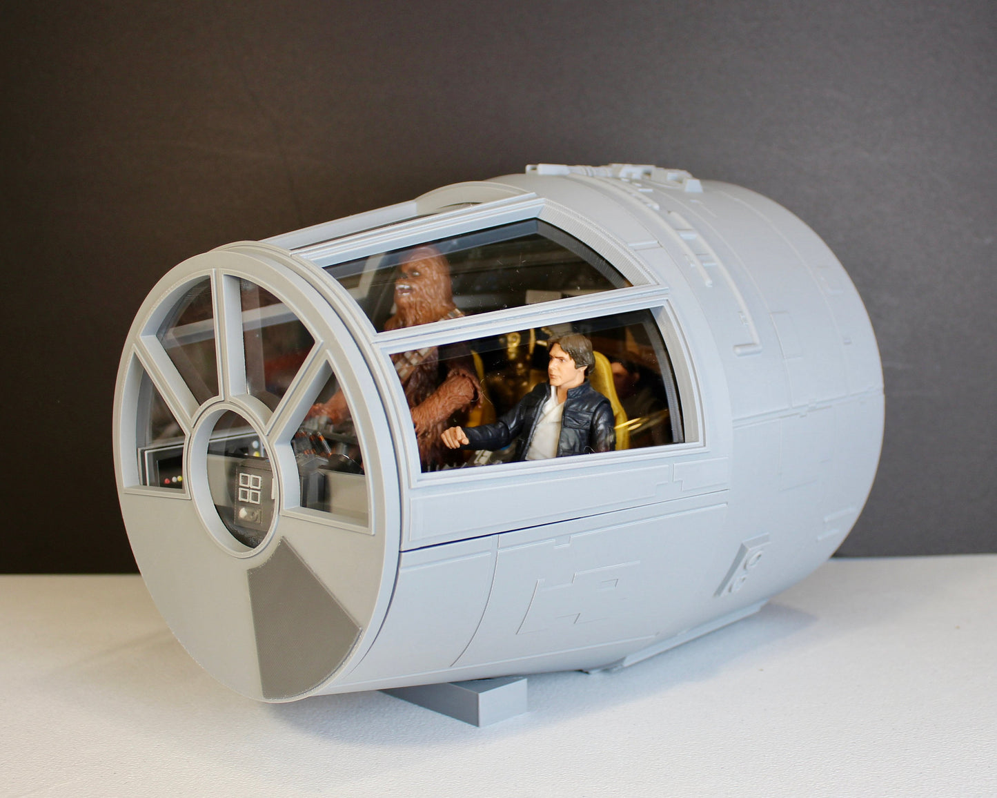 Millennium Falcon Cockpit Display For Star Wars The Black Series 6 Inch Figures 1/12 Scale Diorama