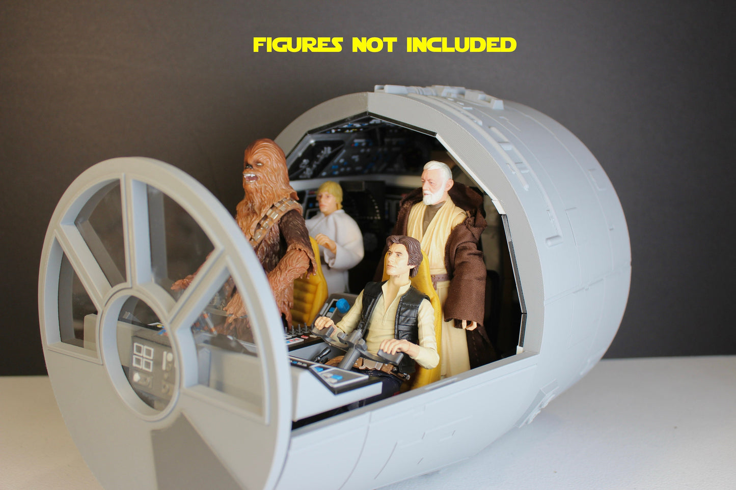Millennium Falcon Cockpit Display For Star Wars The Black Series 6 Inch Figures 1/12 Scale Diorama
