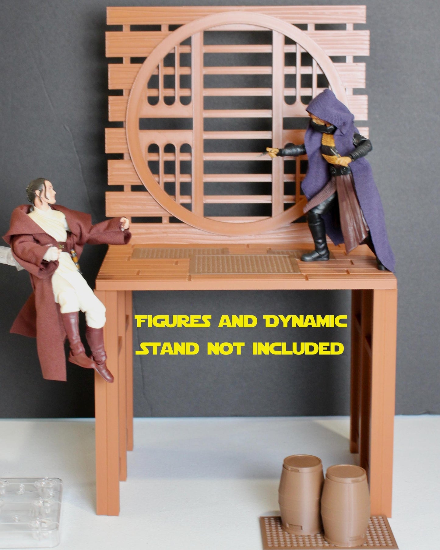 Noodle Bar Display for Star Wars The Black Series 6 Inch Figures, The Acolyte Diorama Display Designed by Landspeeder Luke