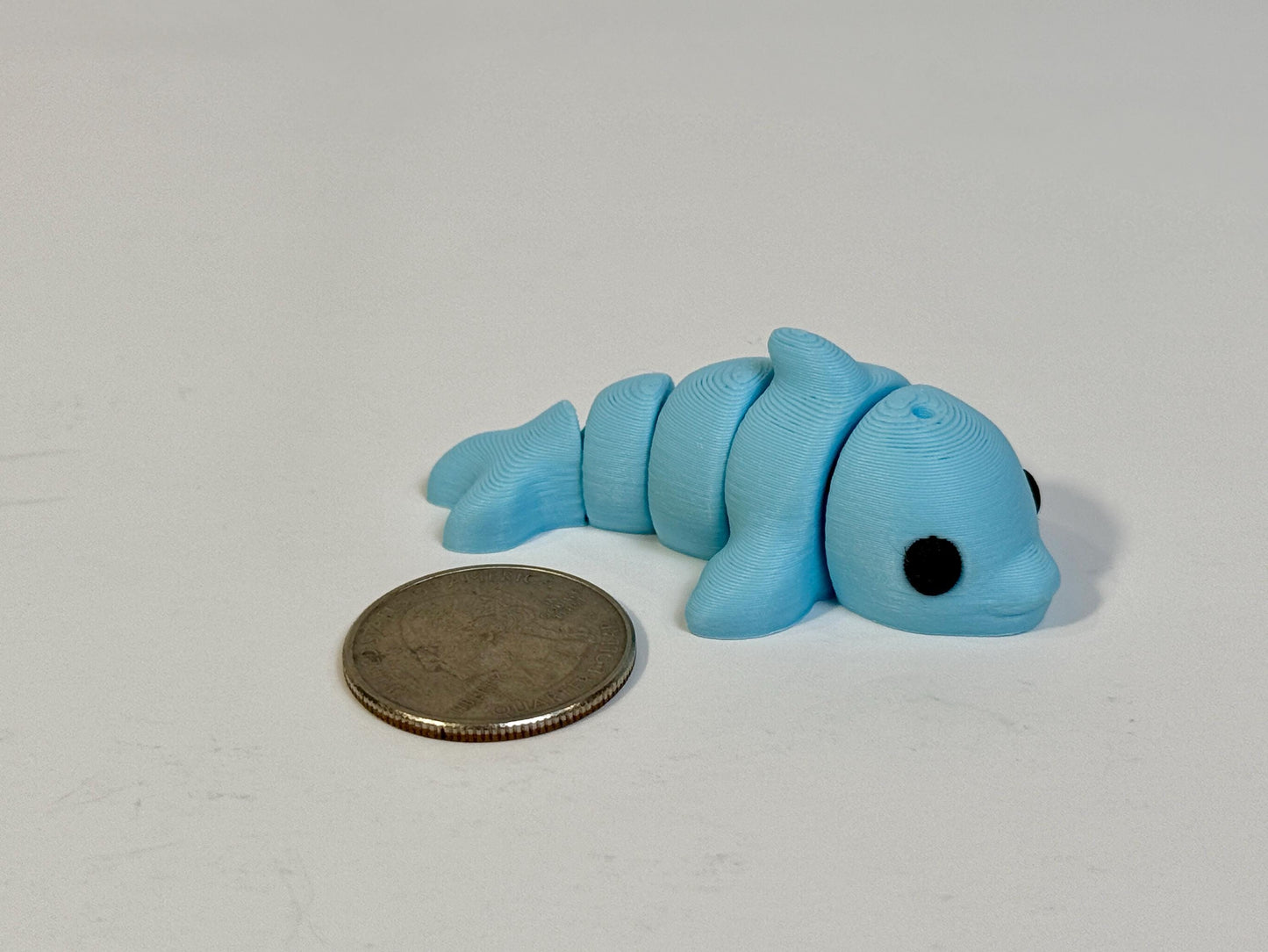 Sea Animal Fidget Friends 6 Pack Flexi Articulated Sensory Fidgets 3D Printed Toy Animals Cute Wiggle Toy Stocking Stuffer Gift ZOU3D Toy