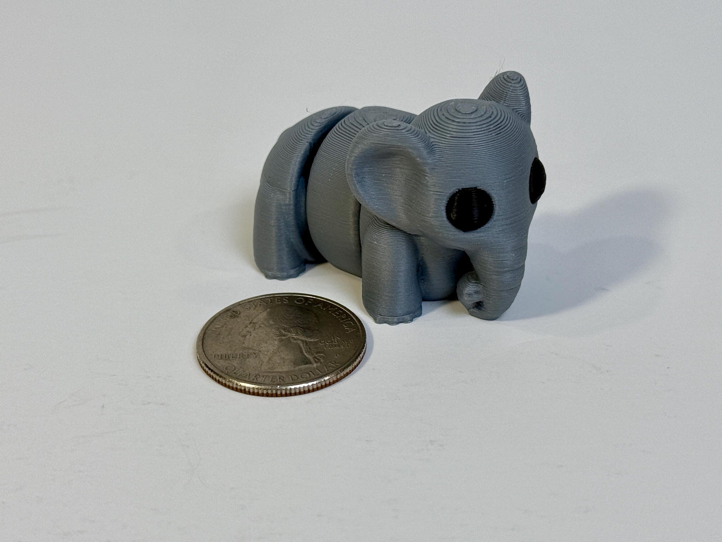 Zoo Animal 6 Pack #2 ZOU3D Flexi Articulated Sensory Fidget 3D Printed Animal Wiggle Stocking Stuffer Gift for Teacher Counselor Therapy Toy
