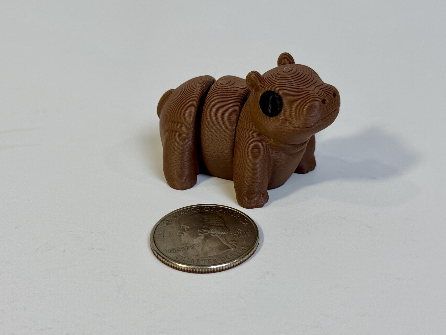Zoo Animal 6 Pack #2 ZOU3D Flexi Articulated Sensory Fidget 3D Printed Animal Wiggle Stocking Stuffer Gift for Teacher Counselor Therapy Toy