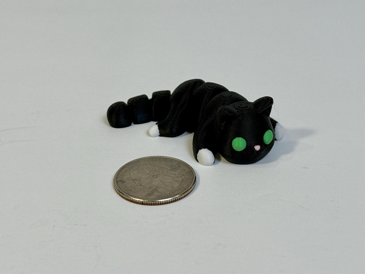 Spring Animal 6 Pack ZOU3D Flexi Articulated Sensory Fidget 3D Printed Animal Wiggle Stocking Stuffer Gift for Teacher Counselor Therapy Toy