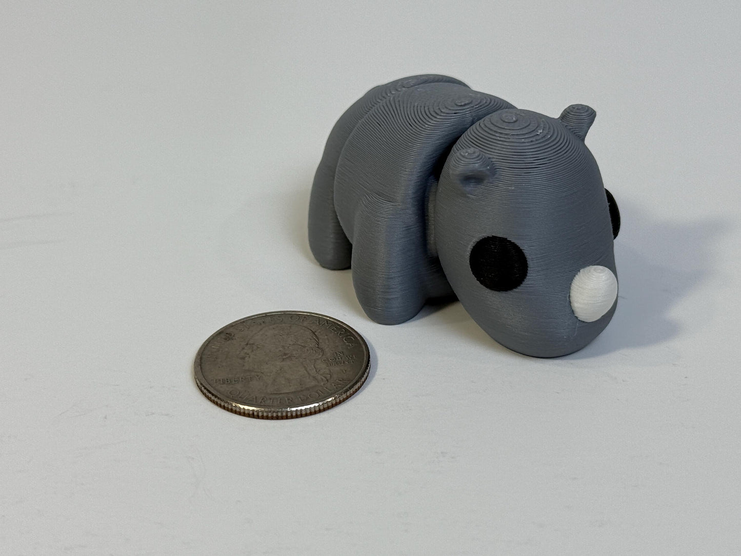 Zoo Animal 6 Pack #1 | Zou 3D | Flexi Articulated Sensory Fidgets | 3D Printed Toy | Baby Animals | Wiggle Toy | Stocking Stuffer Gift
