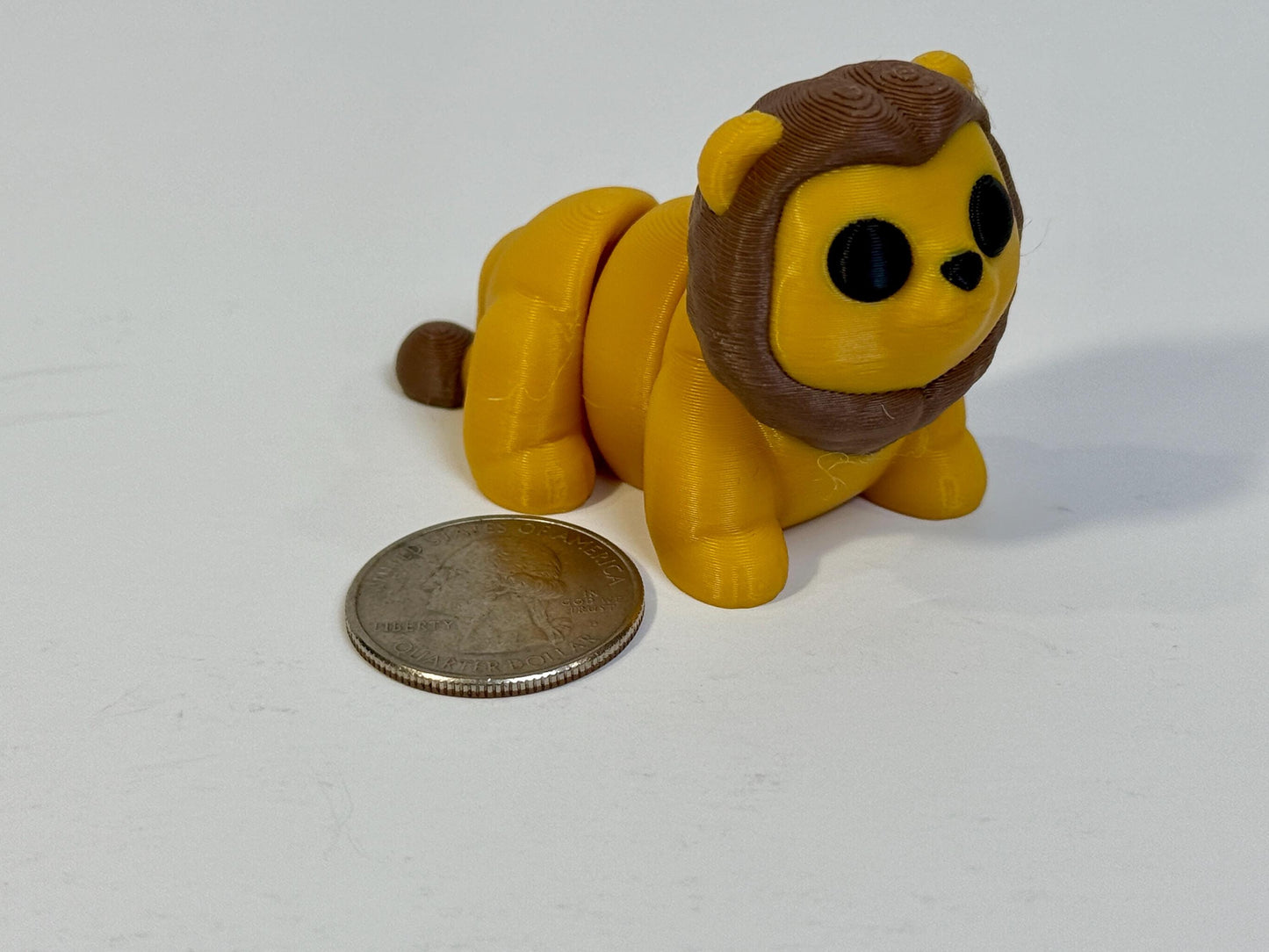 Zoo Animal 6 Pack #2 ZOU3D Flexi Articulated Sensory Fidget 3D Printed Animal Wiggle Stocking Stuffer Gift for Teacher Counselor Therapy Toy