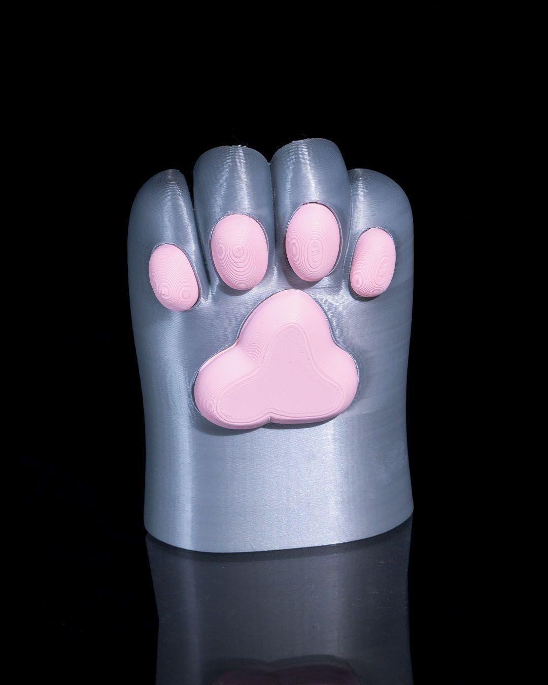 Cat Paw Pen Holder 3D Printed, Teacher Desk Organizer, Office Gift, Cute Pen Stand, Cat Lover Gift