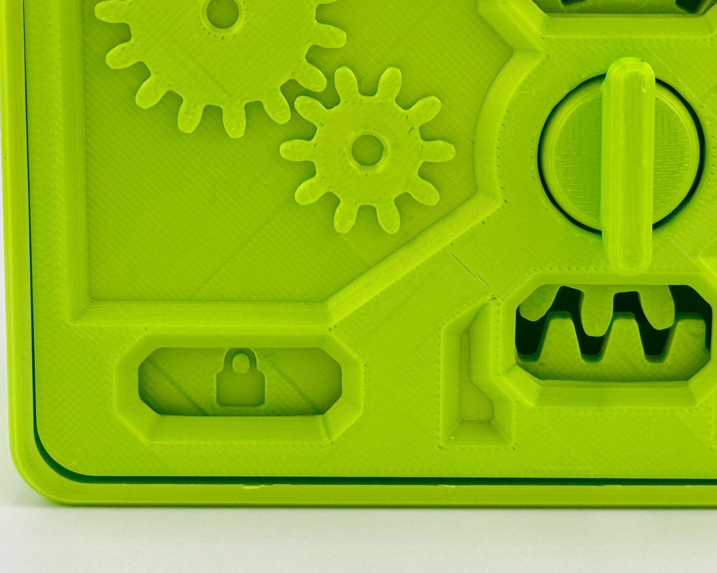 3D Printed Gear Locking Stash Box Unique Gift Box Storage Geared Gift Box Rainbow Pride Options