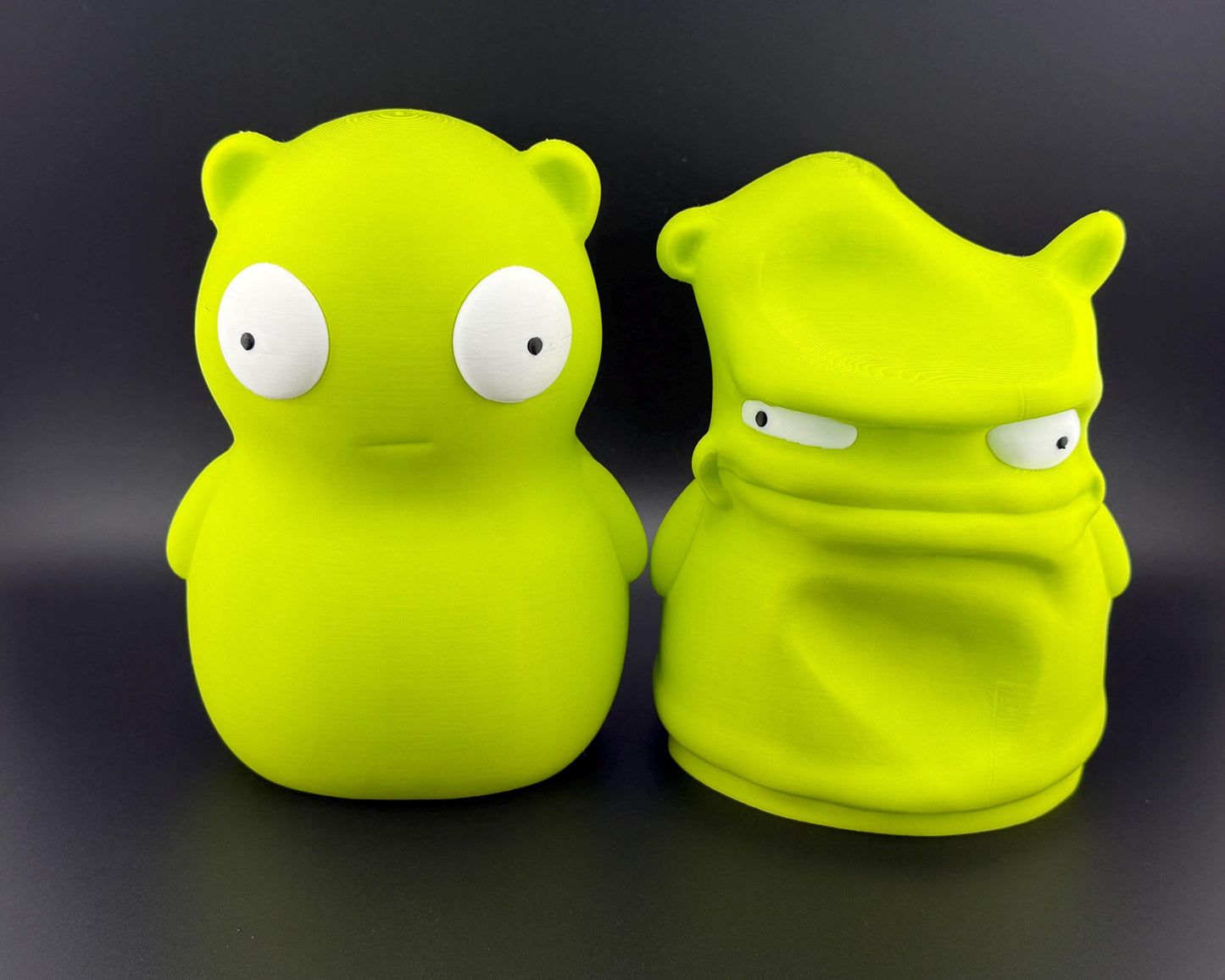 Kuchi Kopi 3D Printed Bob's Burgers Inspired Fan Art, Louise Belcher Inspired Fan Art Decor