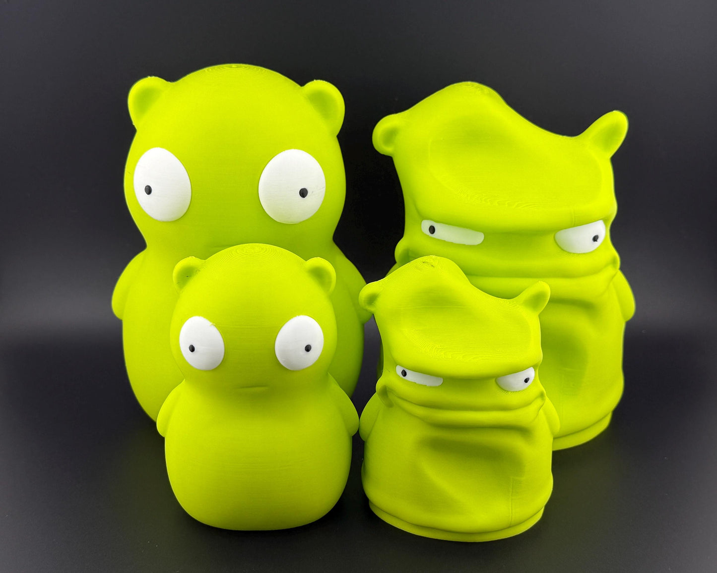 Kuchi Kopi 3D Printed Bob's Burgers Inspired Fan Art, Louise Belcher Inspired Fan Art Decor