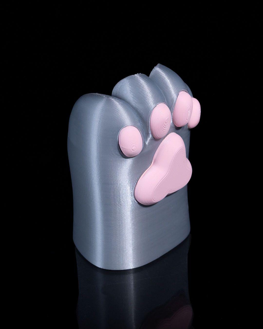 Cat Paw Pen Holder 3D Printed, Teacher Desk Organizer, Office Gift, Cute Pen Stand, Cat Lover Gift