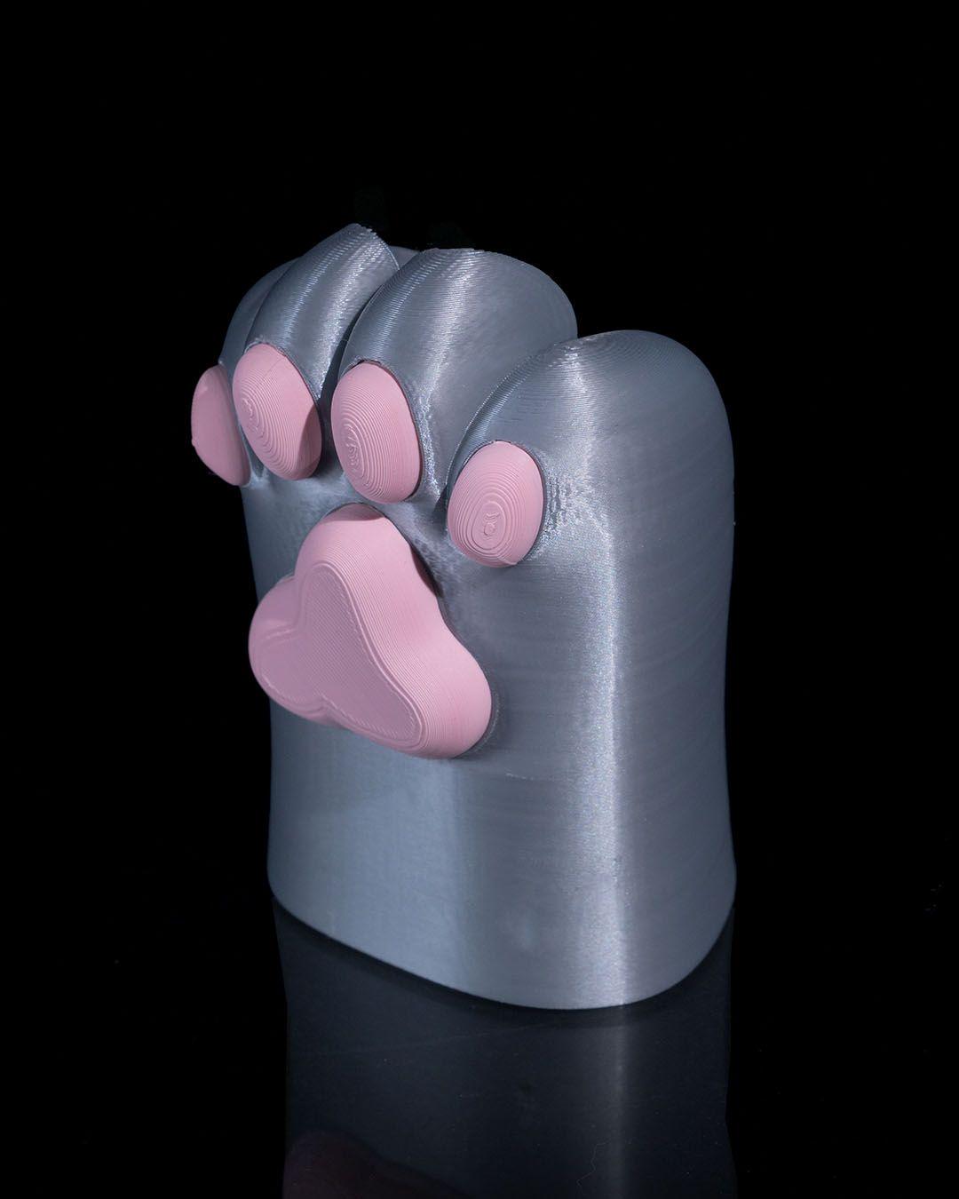 Cat Paw Pen Holder 3D Printed, Teacher Desk Organizer, Office Gift, Cute Pen Stand, Cat Lover Gift