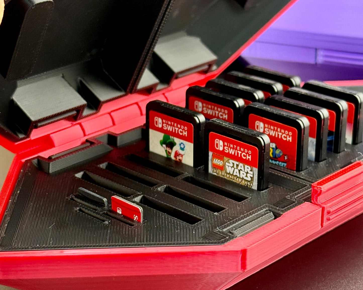 Rupee Game Card Holder for Nintendo Switch Game Cards, Legend of Zelda Inspired SD Card Holder, Game Cartridge Organizer, 3D Printed