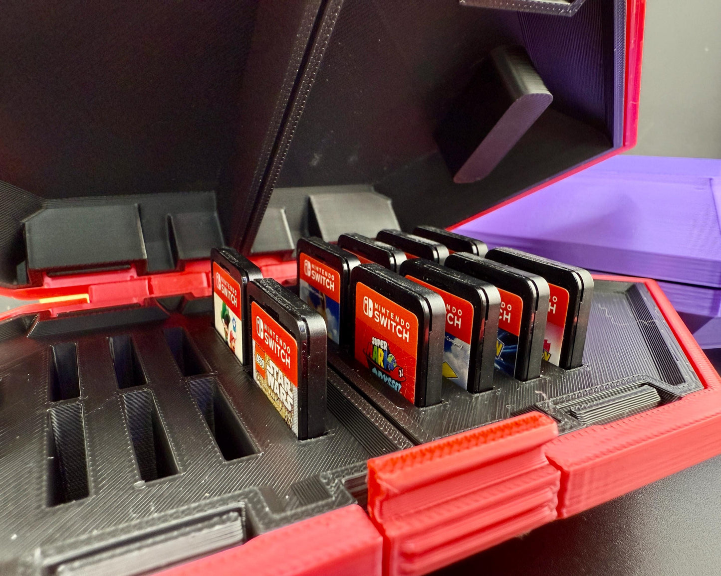 Rupee Game Card Holder for Nintendo Switch Game Cards, Legend of Zelda Inspired SD Card Holder, Game Cartridge Organizer, 3D Printed