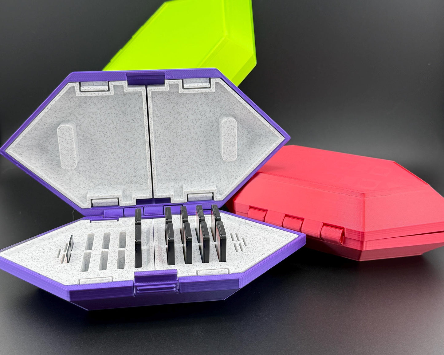Rupee Game Card Holder for Nintendo Switch Game Cards, Legend of Zelda Inspired SD Card Holder, Game Cartridge Organizer, 3D Printed