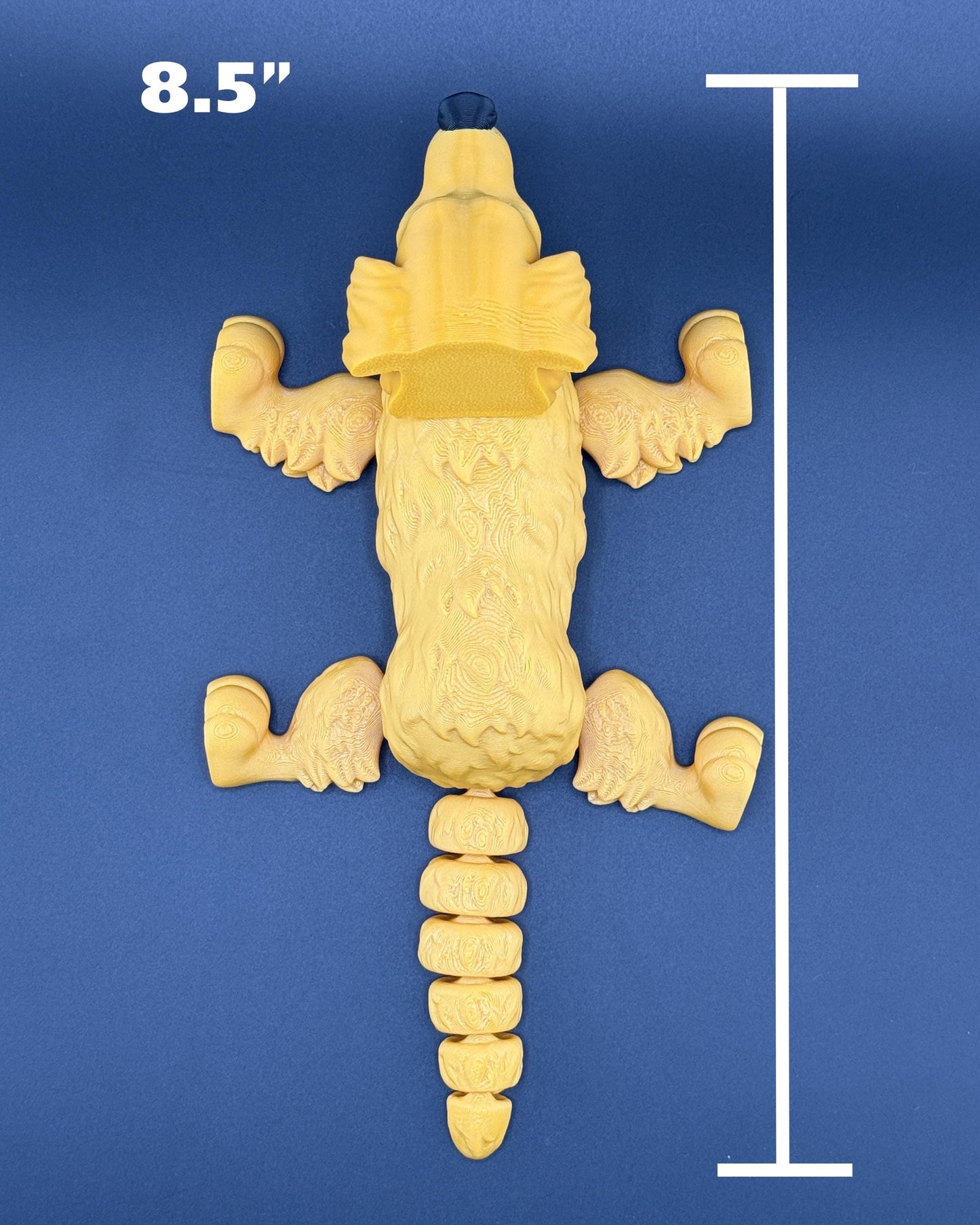 Golden Retriever Fidget Friend Printverse Flexi Articulated Sensory Fidget 3D Printed Animal Wiggle for Teacher Cute Therapy Toy