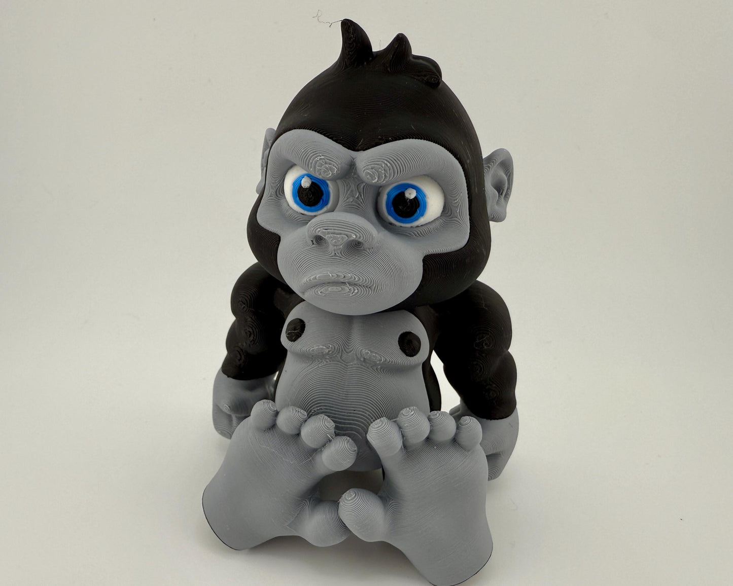Large Gorilla Fidget Friend Printverse Flexi Articulated Sensory Fidget 3D Printed Animal Wiggle for Teacher Cute Therapy Toy