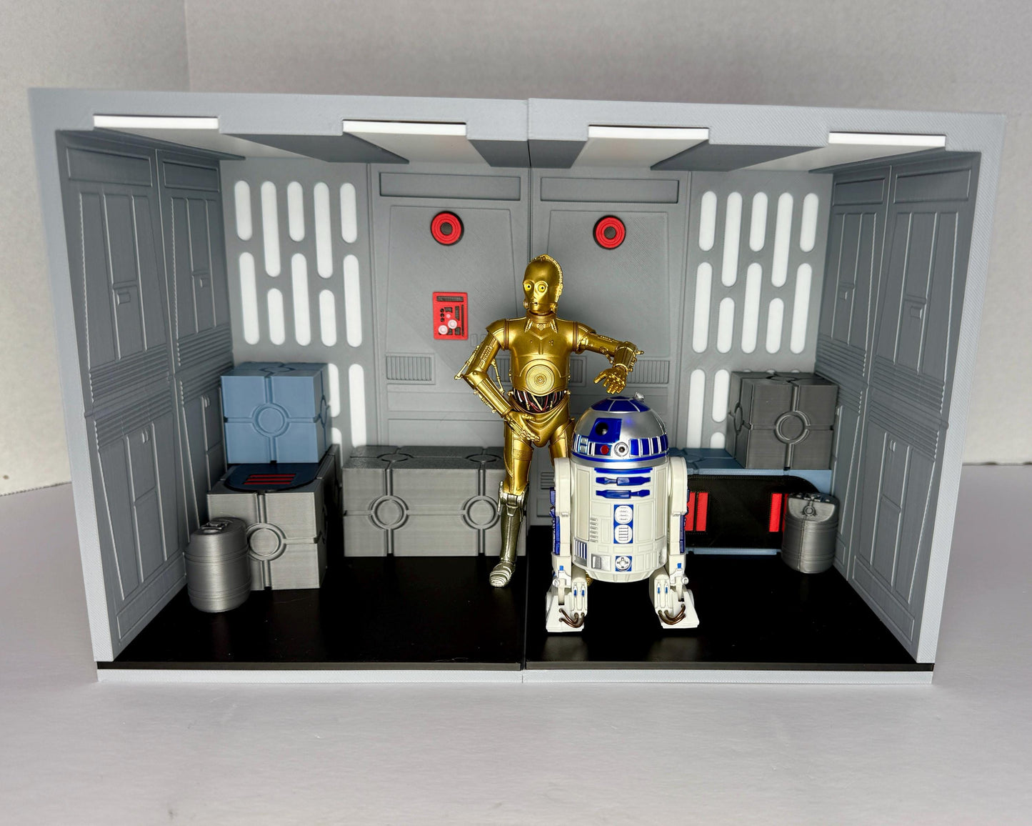 Death Star Station Stacker Display for Star Wars The Black Series 3D Printed Figure Display for Star Wars 1/12 Scale A New Hope Figures