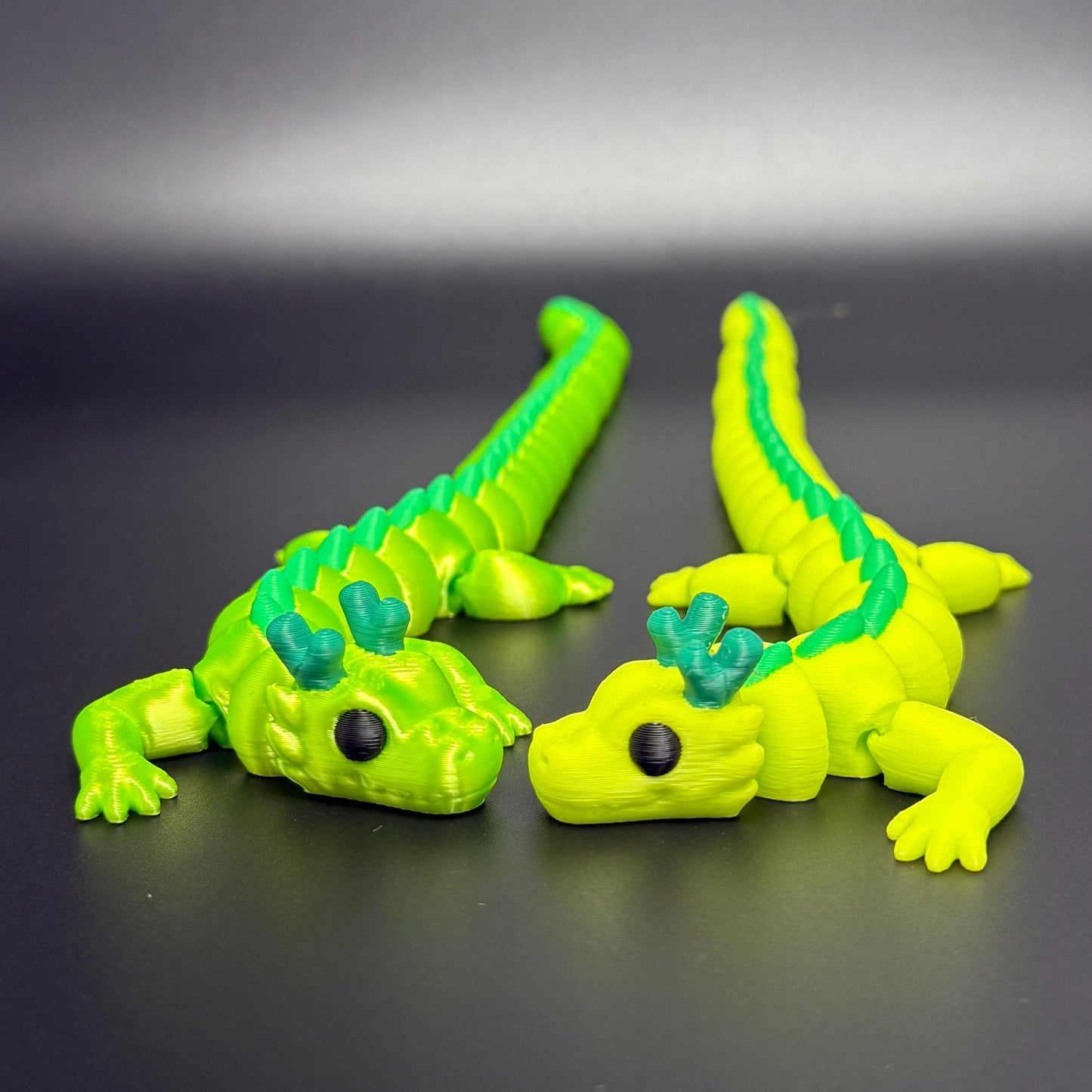 Lucky Dragon Fidget Friend ZOU3D Flexi Articulated Sensory Fidget St. Patrick's Day 3D Printed Animal Gift for Teacher Cute Therapy Toy