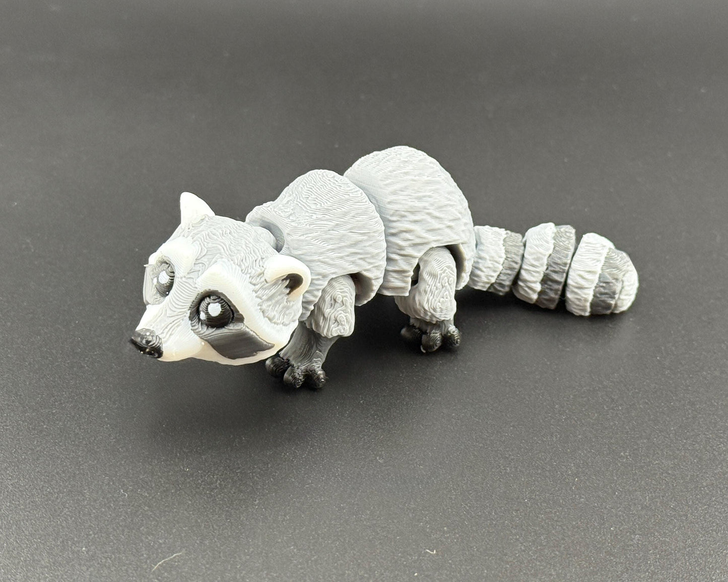 Trash Panda Dumpster Fidget Set | 3D Printed Articulated Raccoon and Opossum | Desktop Dumpster Fire Pen Holder | Unique Desk Decor