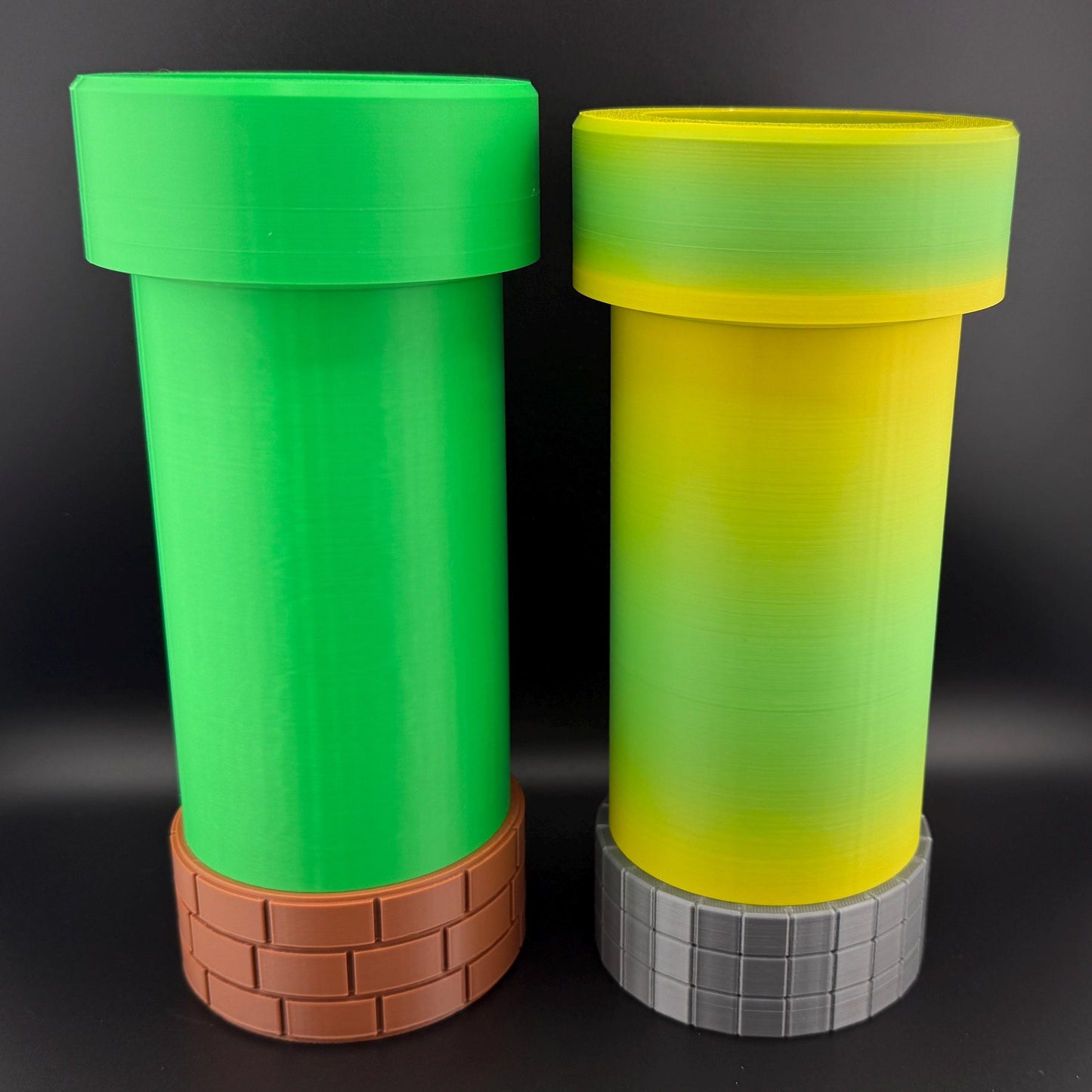Secret Warp Pipe Container – 3D Printed Hidden Stash Box – Retro Game-Inspired Decor – Inspired by Super Mario | Rainbow Pride