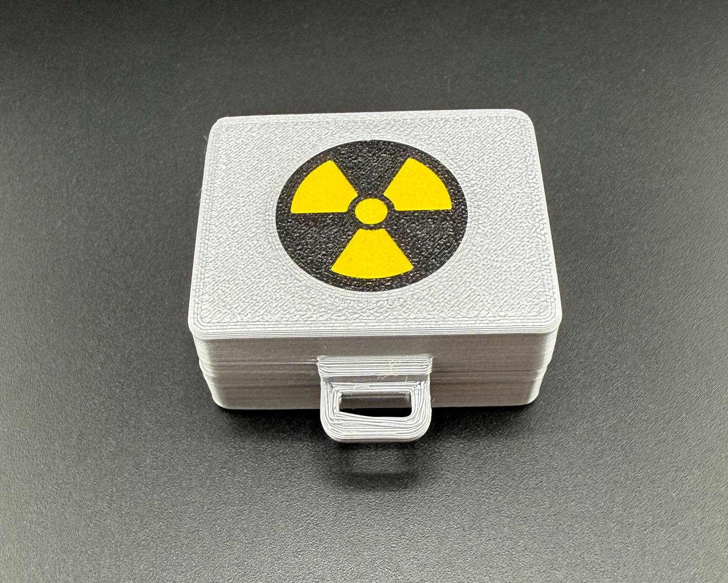 Nuke Briefcase Clicker Toy – Loud Mechanical Switch Fidget – Spy Toy, Desk Fidget, Stress Relief Gadget, Novelty Gift for Adults