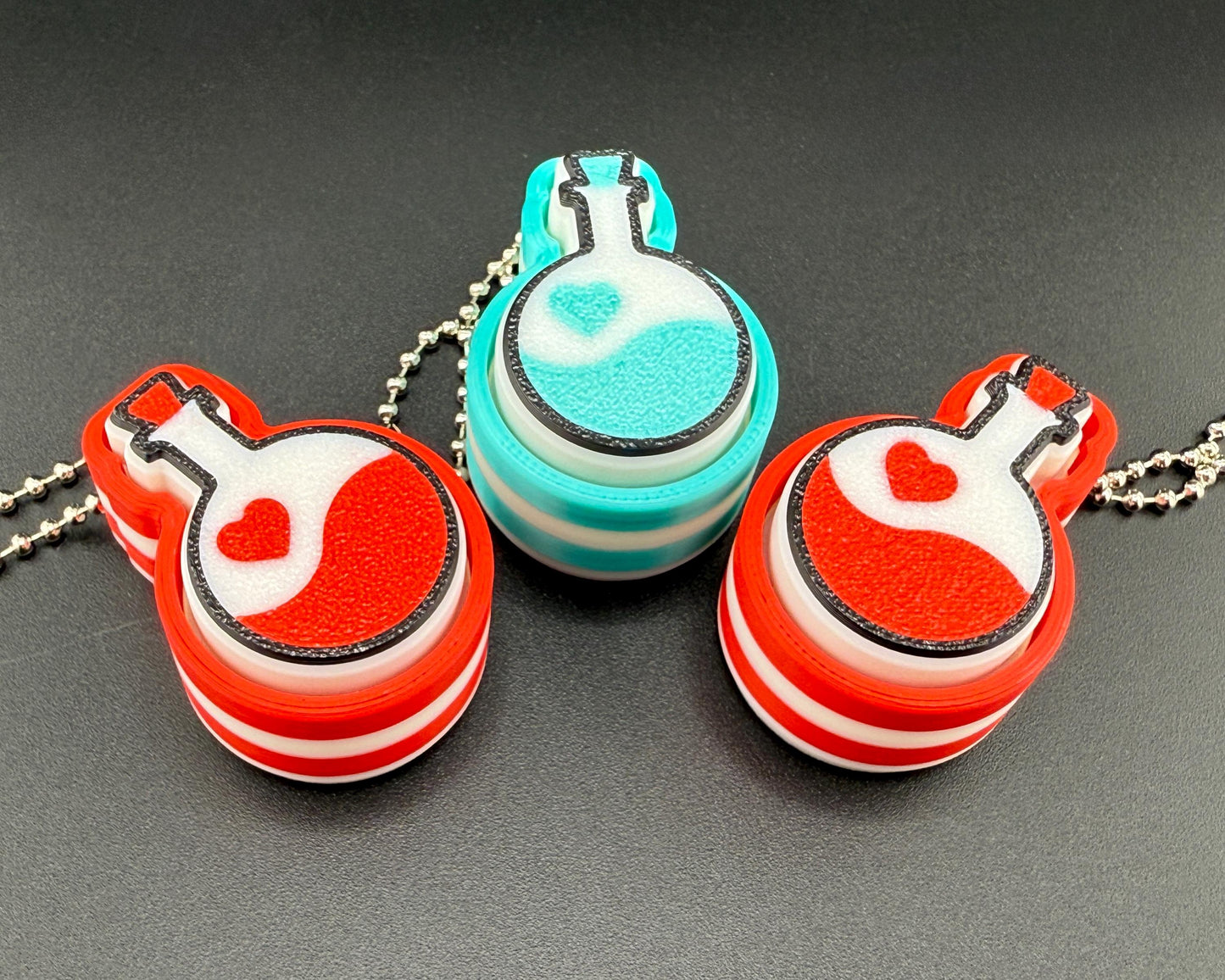 Love Potion Clicker Toy –Clicky Loud Mechanical Switch Fidget –Stress Relief Desk Toy, Anxiety Fidget, Cute Novelty Gift, Office Desk Fidget