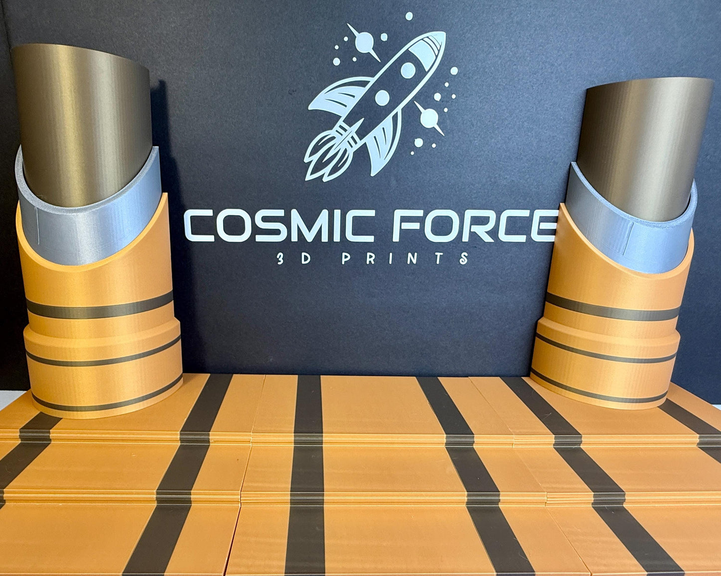 Jedi Temple Display for Star Wars The Black Series 6 Inch Scale Figures | Hallway or Stairs Option | 3D Printed Figure Display Riser