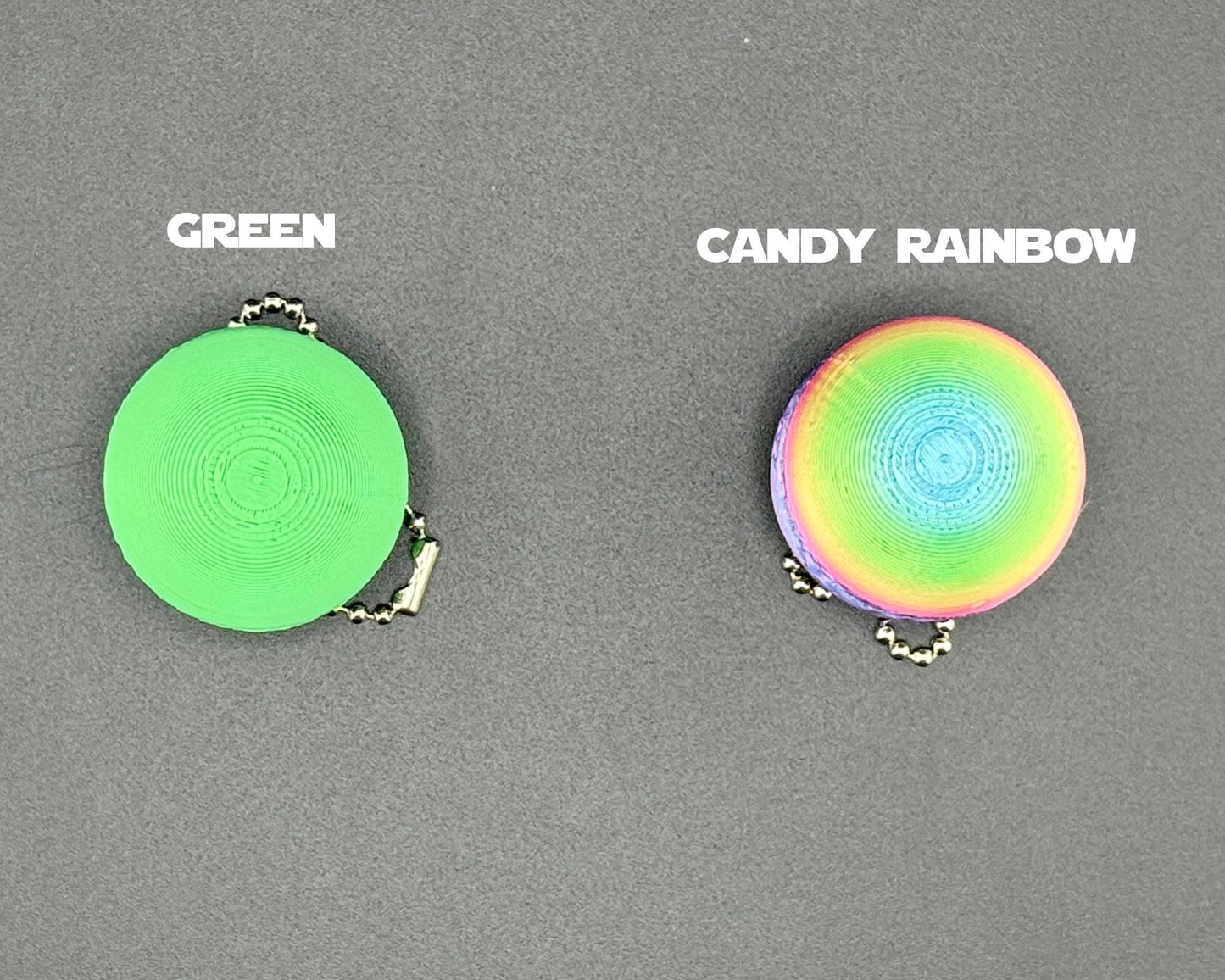 Macaron Clicker Fidget Keychain | 3D Printed Sensory Toy | Cute Stress Relief Gift for Desk, Bag, or Pocket | Clicky Keyring | Rainbow Pride