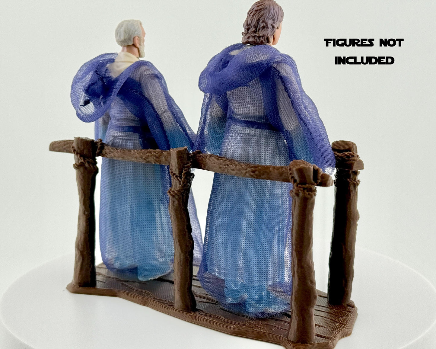 Force Spirit Bridge Display | Force Ghost Bridge Diorama | Star Wars The Vintage Collection | TVC Display Stand | Obi-Wan Anakin Yoda Scene