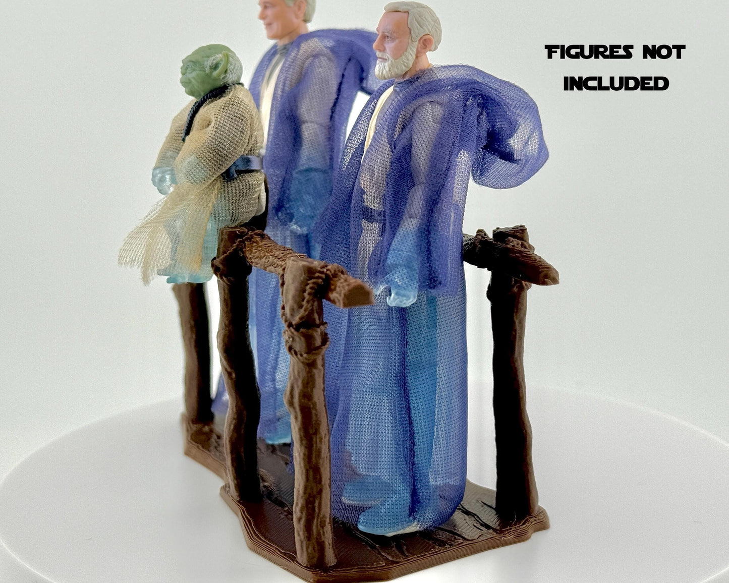 Force Spirit Bridge Display | Force Ghost Bridge Diorama | Star Wars The Vintage Collection | TVC Display Stand | Obi-Wan Anakin Yoda Scene