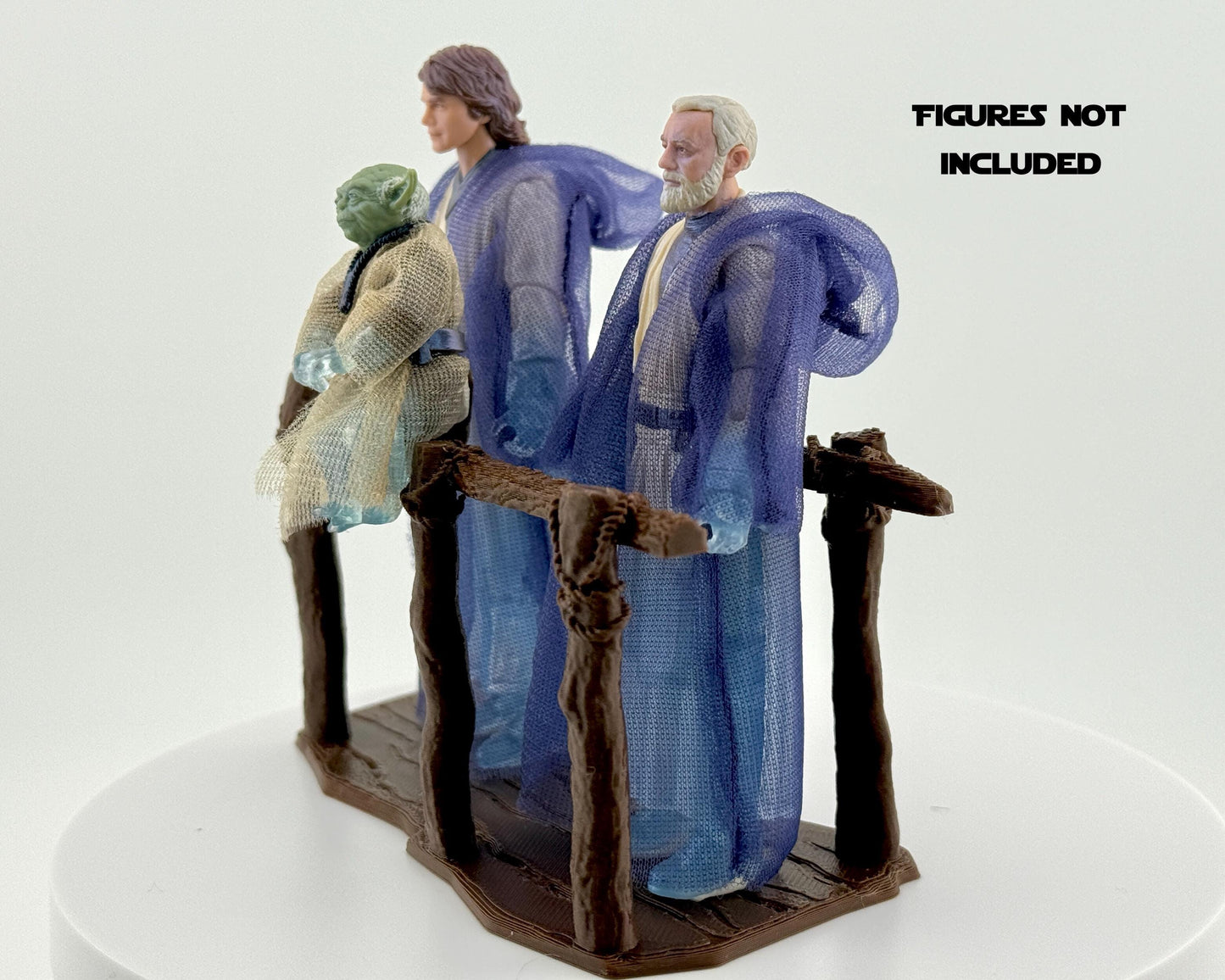 Force Spirit Bridge Display | Force Ghost Bridge Diorama | Star Wars The Vintage Collection | TVC Display Stand | Obi-Wan Anakin Yoda Scene