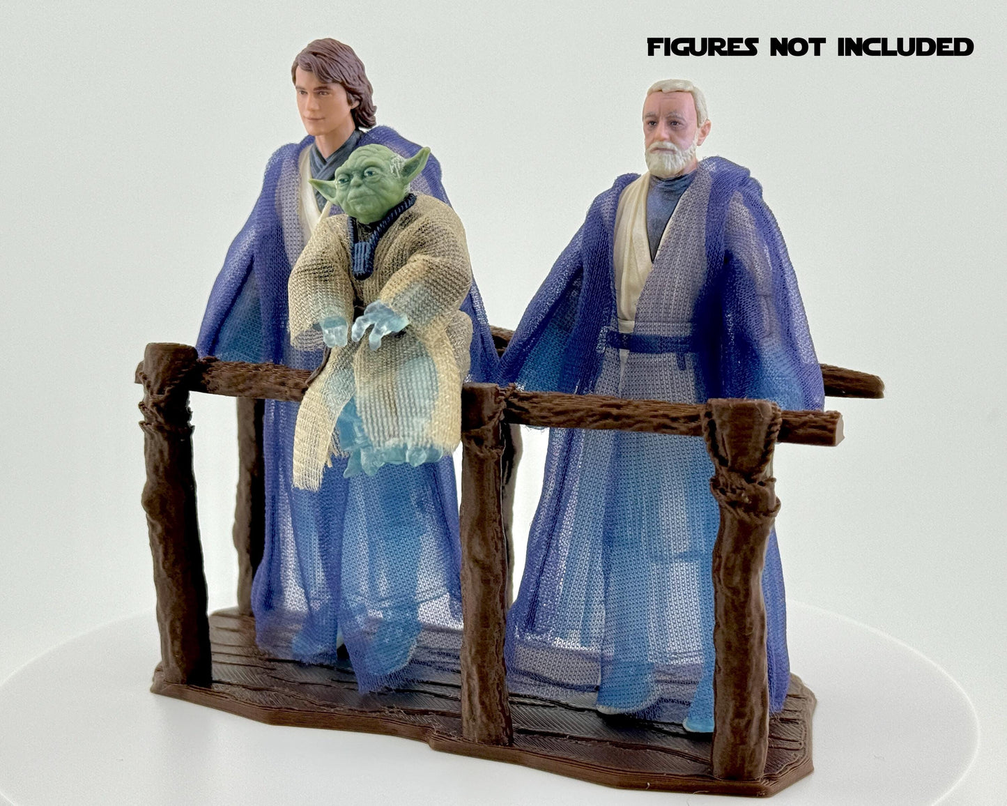 Force Spirit Bridge Display | Force Ghost Bridge Diorama | Star Wars The Vintage Collection | TVC Display Stand | Obi-Wan Anakin Yoda Scene