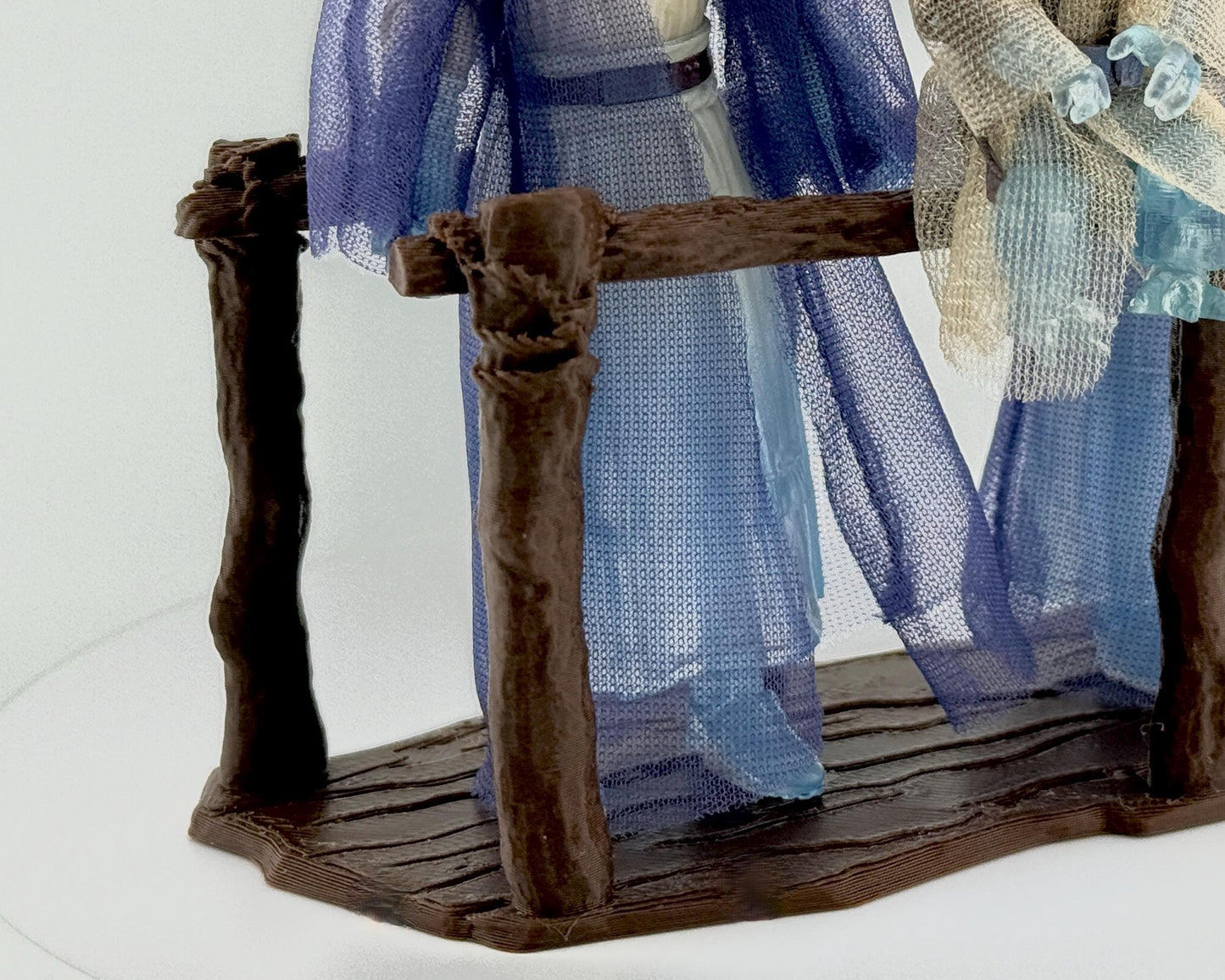 Force Spirit Bridge Display | Force Ghost Bridge Diorama | Star Wars The Vintage Collection | TVC Display Stand | Obi-Wan Anakin Yoda Scene