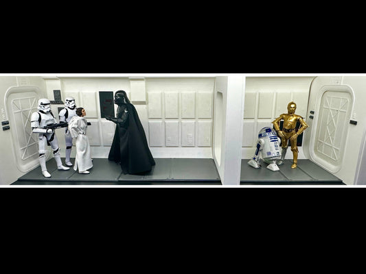 Tantive IV Diorama Display for Star Wars The Black Series Figures, 3D Printed, Designs by Landspeeder Luke