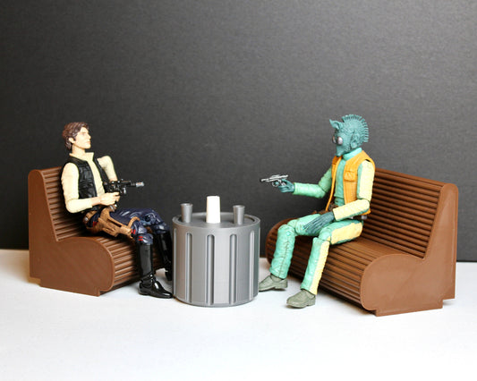 Mos Eisley Cantina Set for Star Wars The Black Series 1/12 Scale Figures by Hasbro Diorama Display Designed by Landspeeder Luke 3D Printed