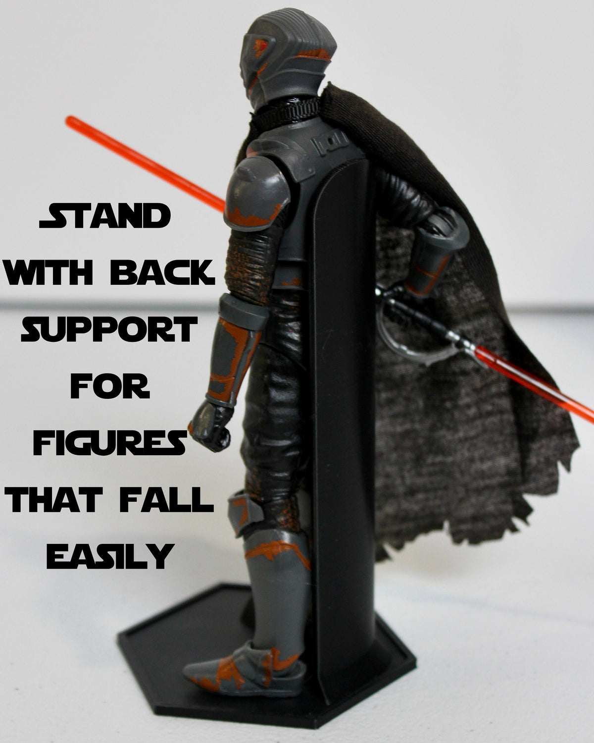 Hexagon Figure Display Stand: 6-Inch Scale Figures, Helmet Bases