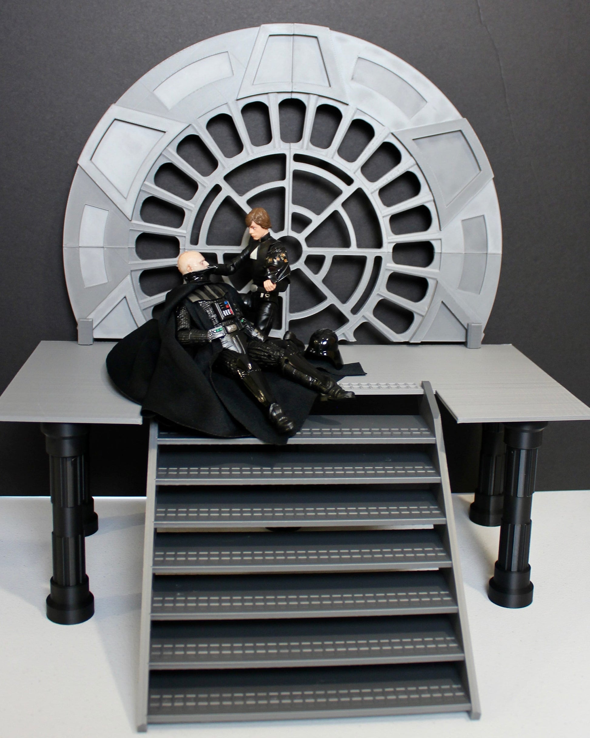 Emperor Throne Room Diorama for Star Wars The Black Series 1/12 Scale 6 Inch Figures Display Designed by Landspeeder Luke